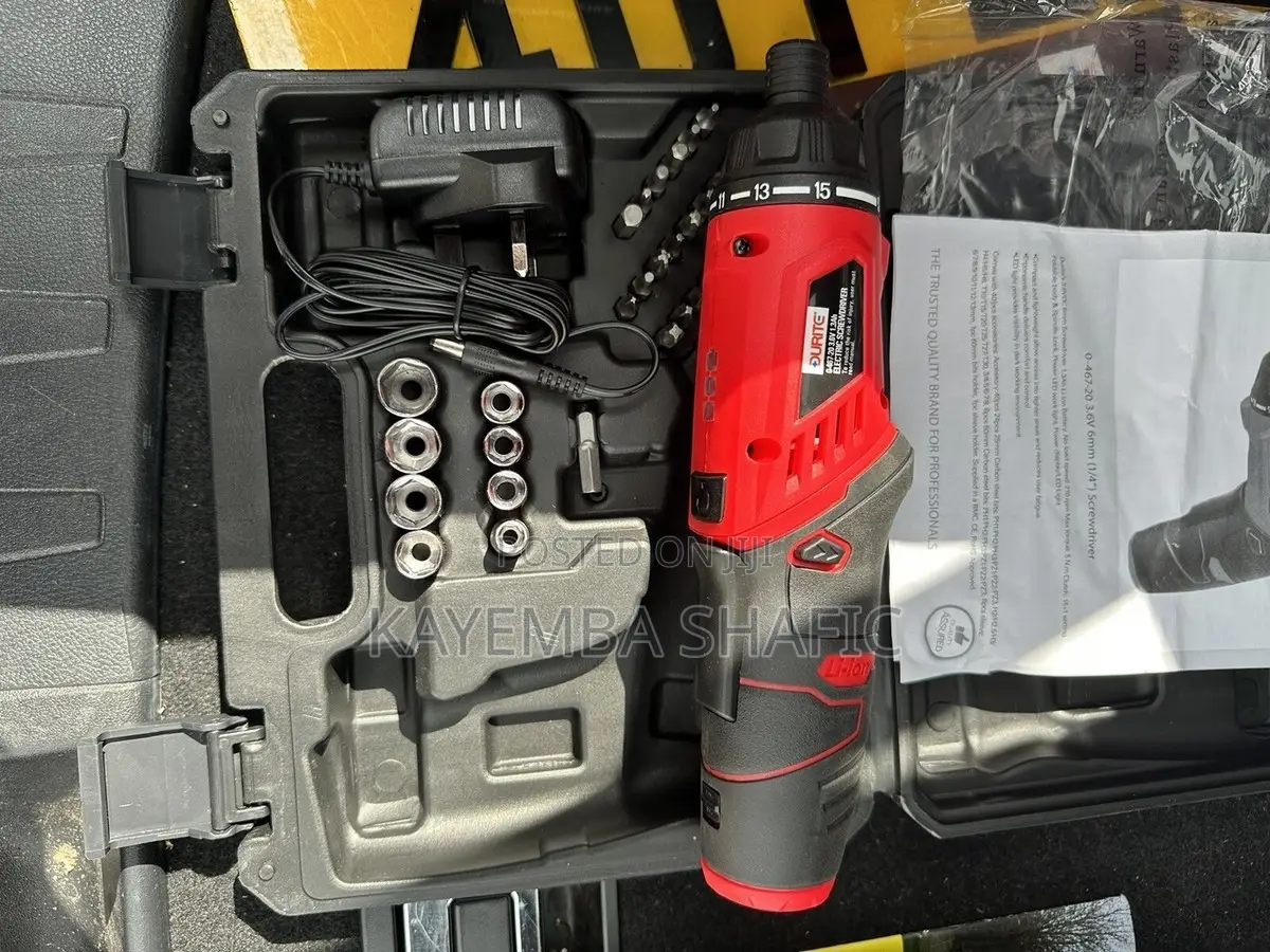 WISEUP 45-Piece 4V Lithium Cordless Battery Screwdriver Set