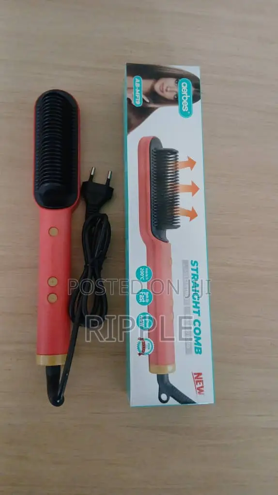 45W Electric Hair Straightening Comb – Adjustable Heat