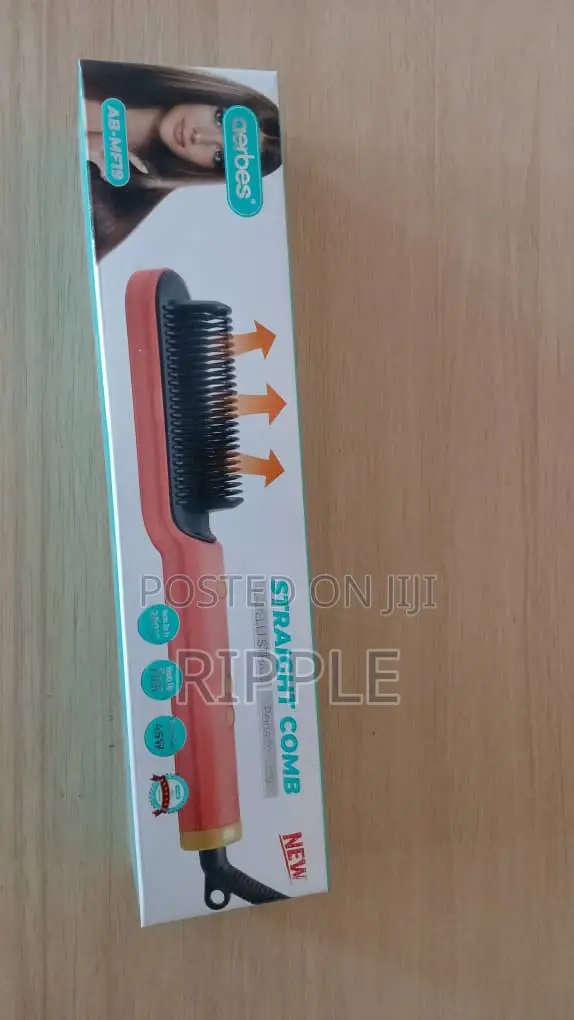 45W Electric Hair Straightening Comb – Adjustable Heat