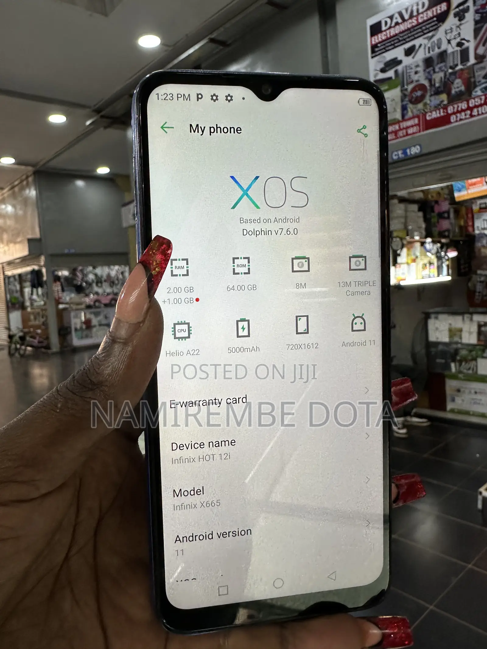 Infinix Hot 12i 64 GB Blue