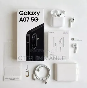 New Samsung Galaxy A07 5G 128 GB Black