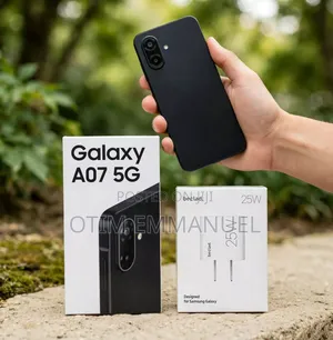 New Samsung Galaxy A07 5G 128 GB Black