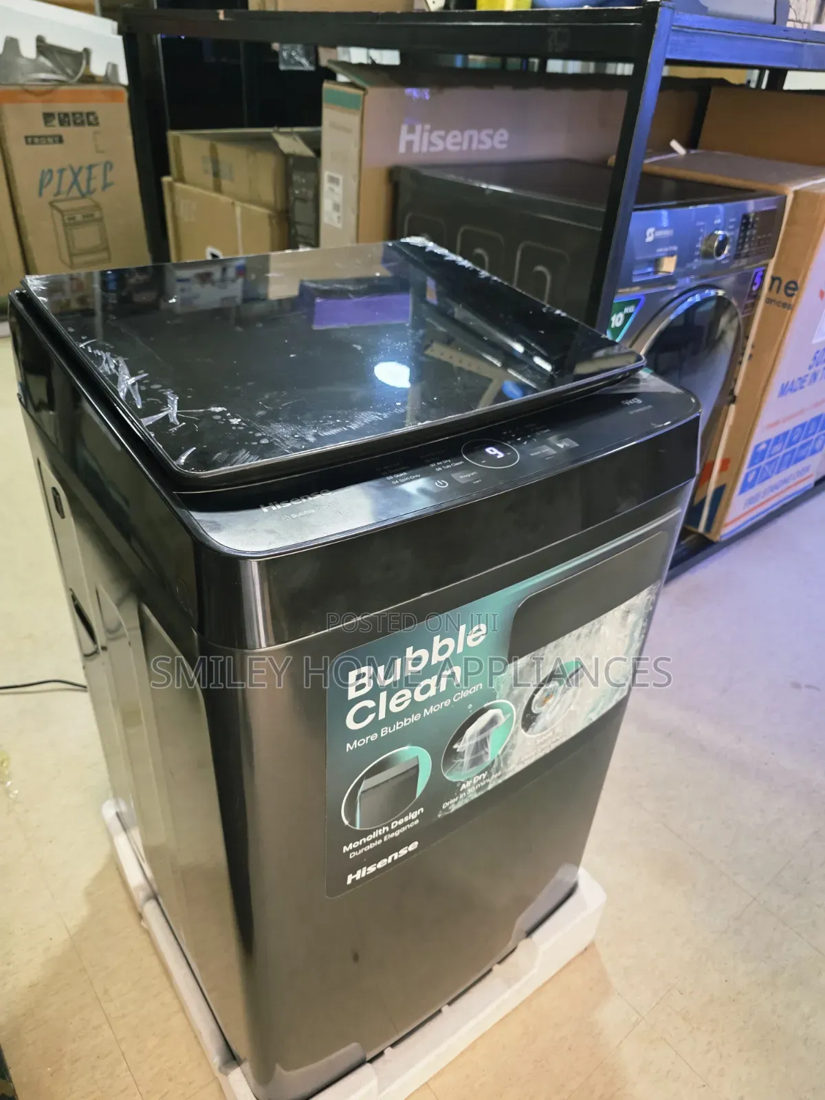 Hisense 9kgs Toploader Fully Automated Washing Machine at Cut Price