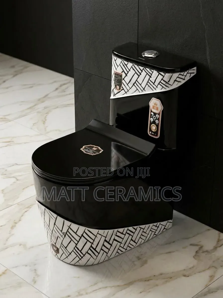 Genuine Black Toilet Seat