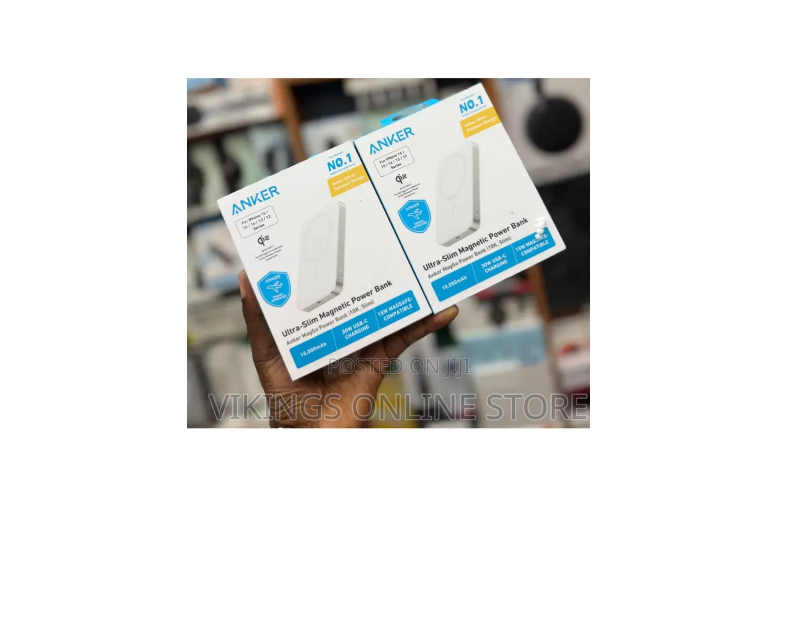 Anker MagGo Power Bank Ultra-Slim 10,000mAh Magnetic Battery Pack