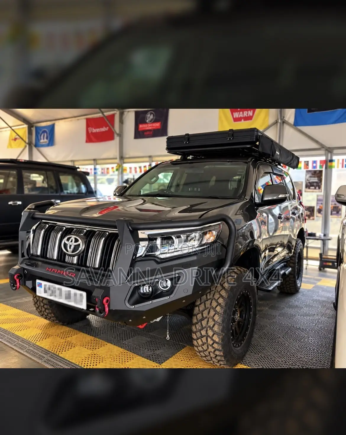 FJ150 Prado Front Guard Hammer Design