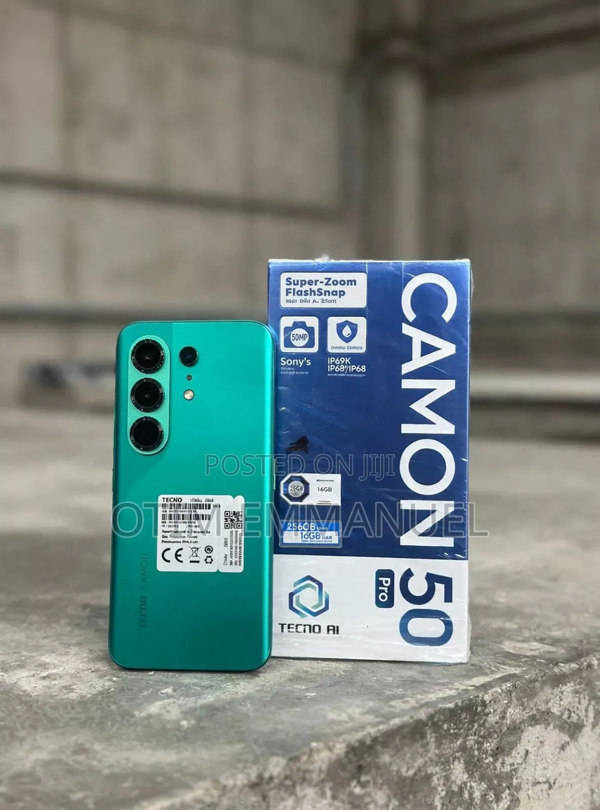 New Tecno Camon 50 Pro 256 GB Green