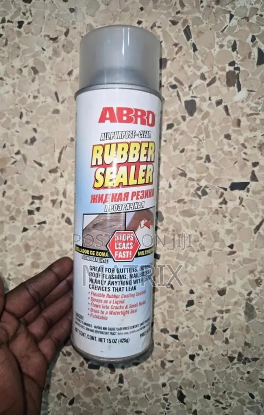 ABRO Rubber Sealer Spray Designed for Sealing Leaks and Cracks
