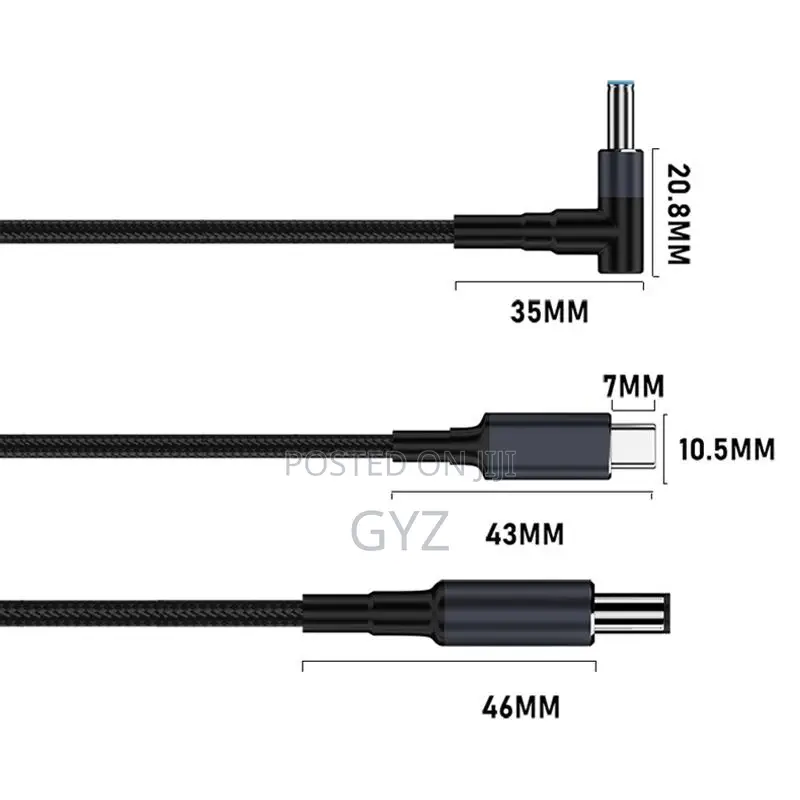 Type C to Dell Small Pin Cable