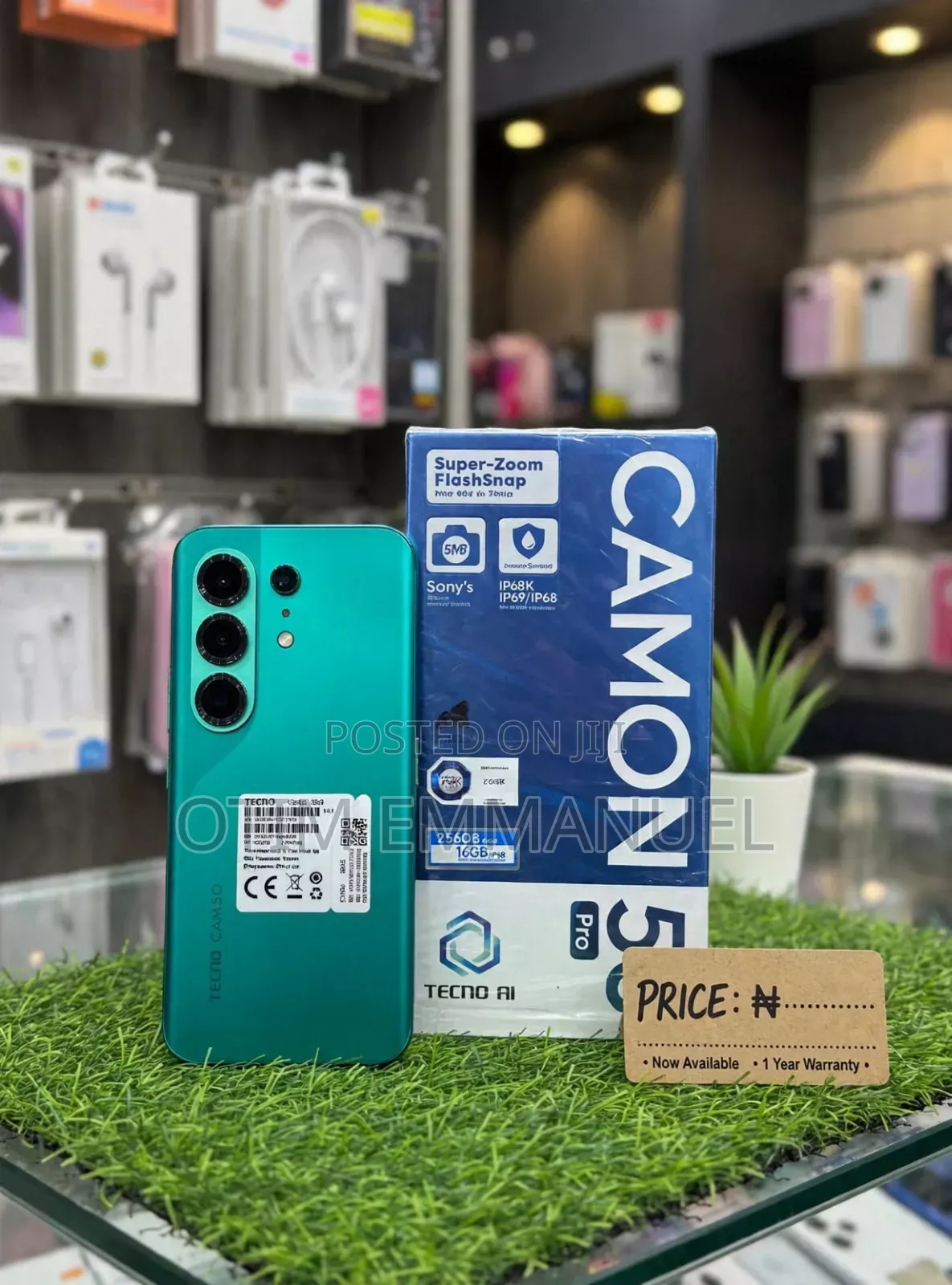 New Tecno Camon 50 Pro 256 GB Green