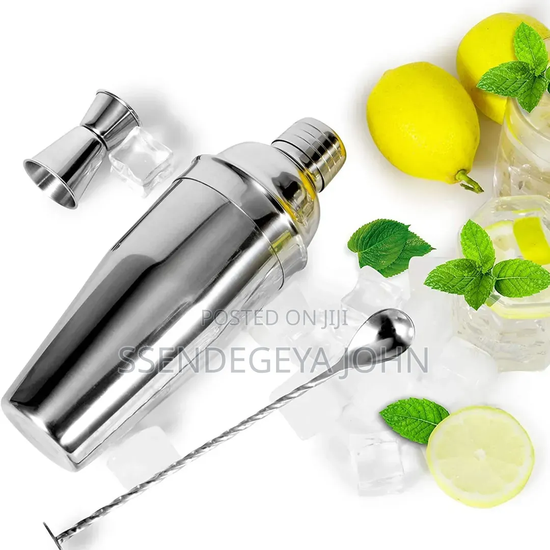 Stainless Steel Cobbler Cocktail Shaker