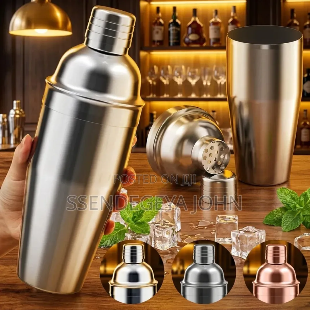 Stainless Steel Cobbler Cocktail Shaker