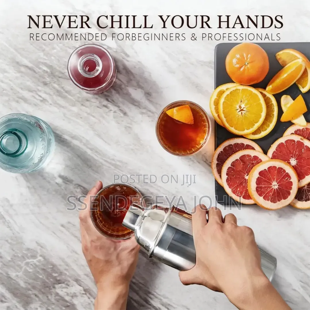 Stainless Steel Cobbler Cocktail Shaker