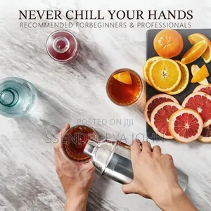 Stainless Steel Cobbler Cocktail Shaker