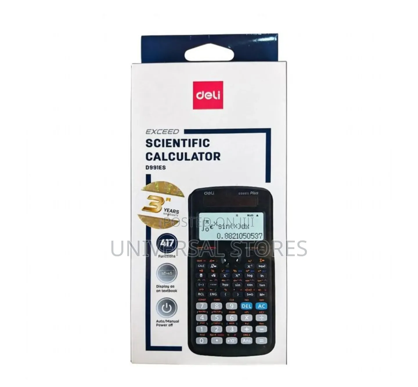 FX-991ES Plus Scientific Calculator - Gray