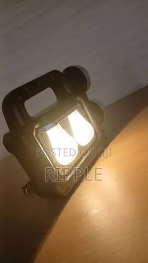 20W Solar Rechargeable Emergency Light With Dual Torch
