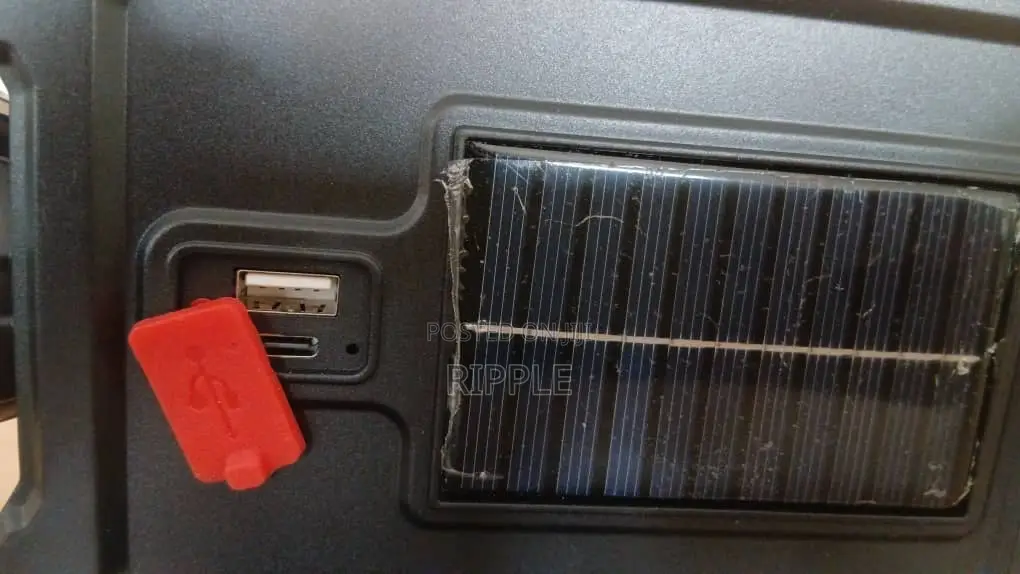 20W Solar Rechargeable Emergency Light With Dual Torch
