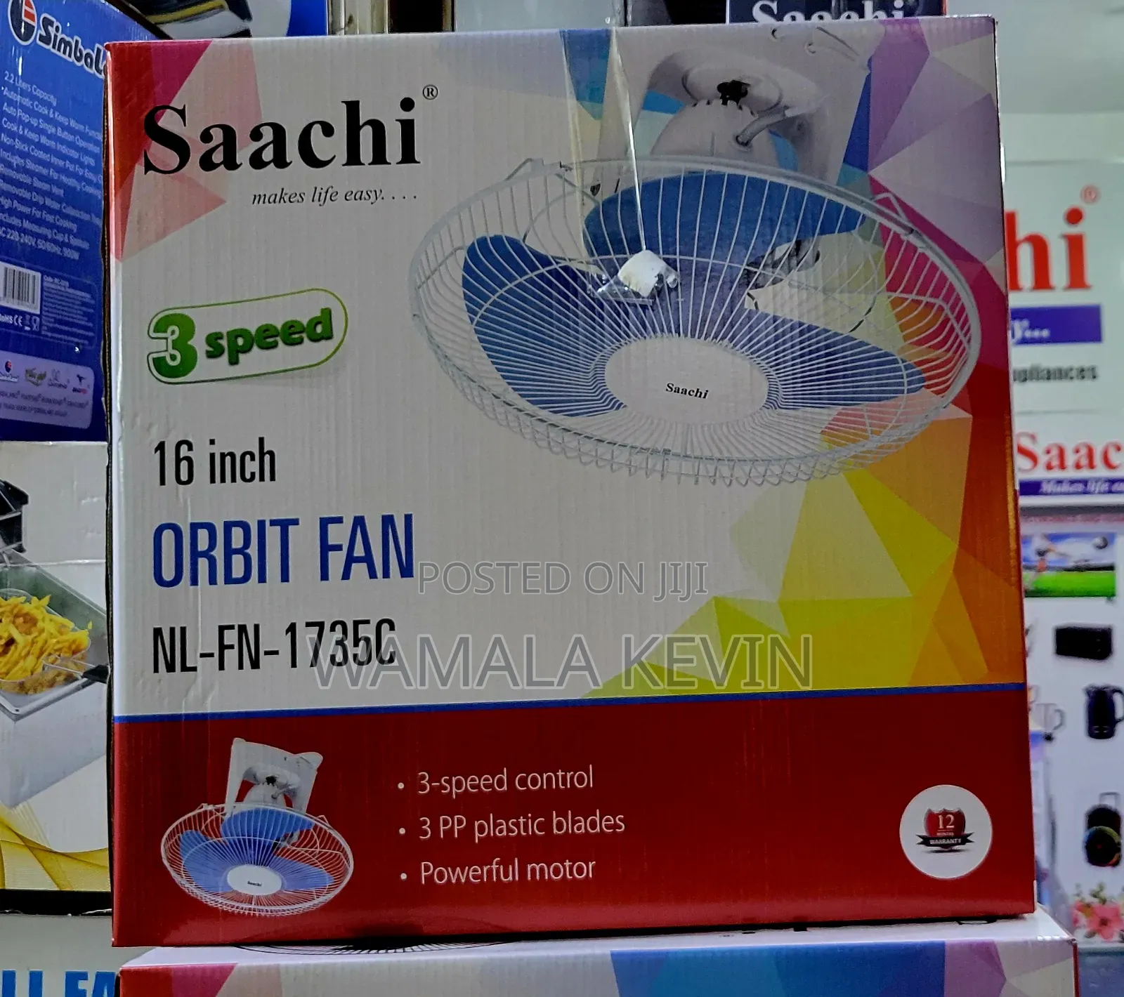 Saachi 16 Inch Orbit Ceiling Fun