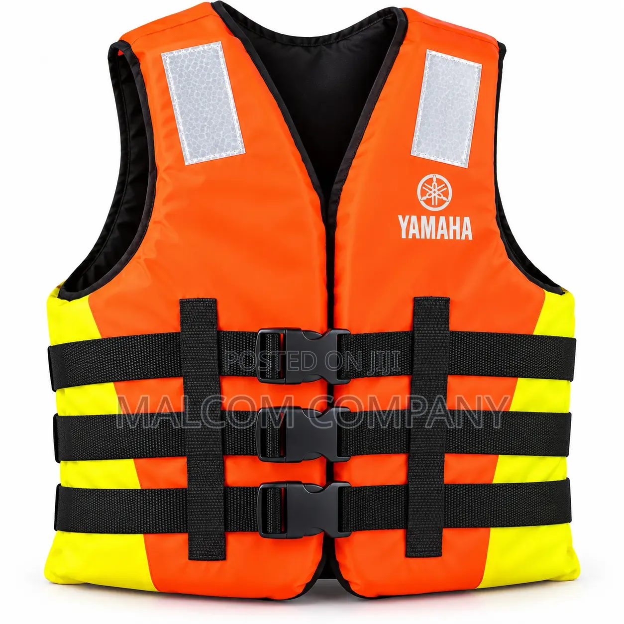 Yamaha Life Jacket 120kg – Orange High-Visibility Safety Vest Uganda