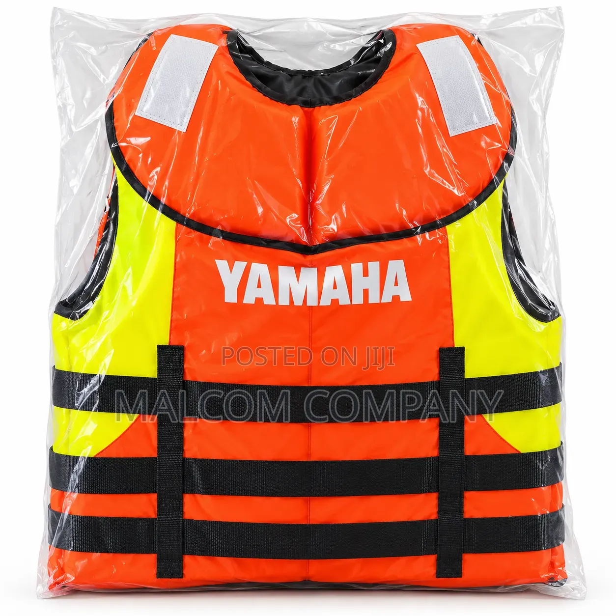 Yamaha Life Jacket 120kg – Orange High-Visibility Safety Vest Uganda
