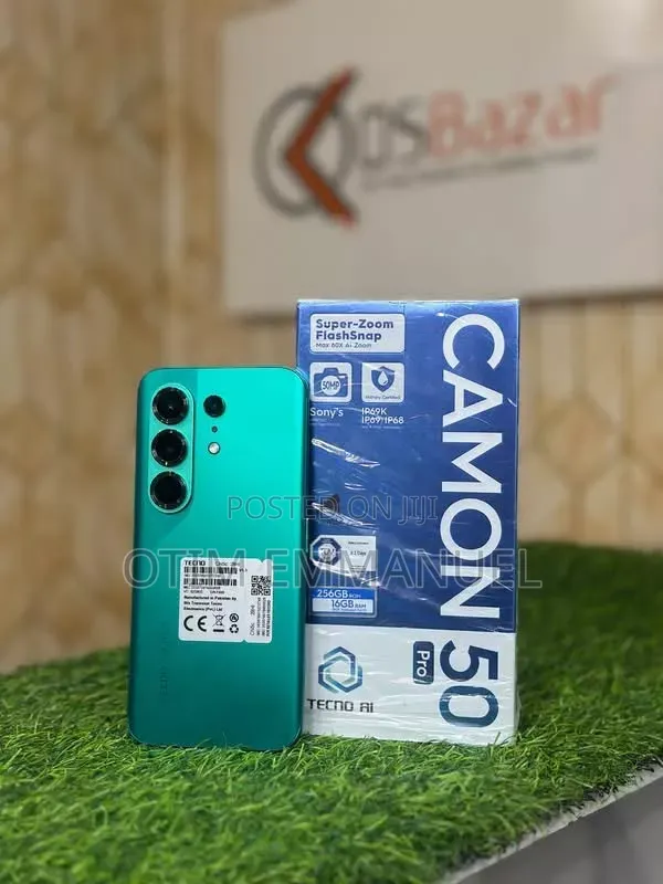 New Tecno Camon 50 Pro 256 GB Green