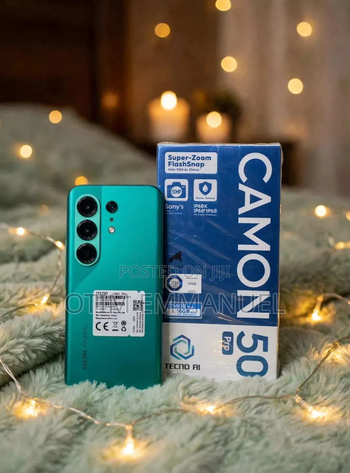 New Tecno Camon 50 Pro 256 GB Green