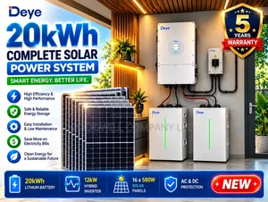 20kwh Ecosun Deye Hybrid/Lithium Solar Energy System Full Kit