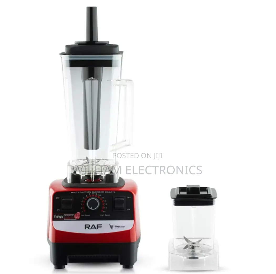 Raf 2.5L R. 2809 Stainless Steel 6 Blades Blender & Grinder 2400W