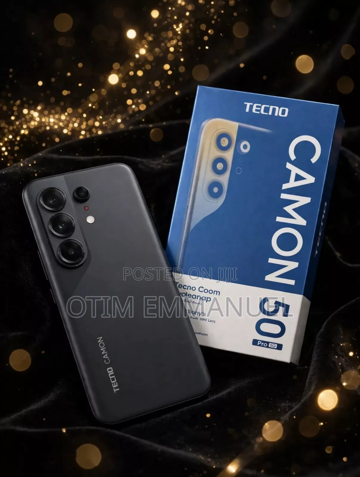 New Tecno Camon 50 Pro 256 GB Black