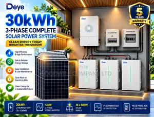 30kwh Deye Massive Clean Energy Hybrid /Lithium Solar System Full Kit