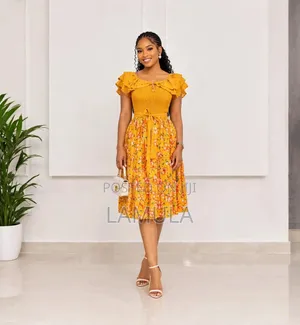 Flora Smocked Midi Dress