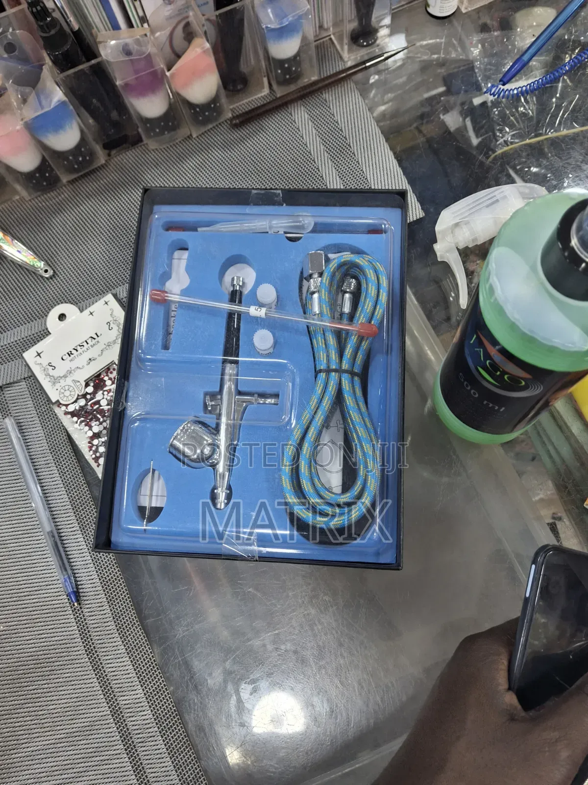 Tattoo Airbrush Spray Paint Gun Kit Complete Set for Makeup