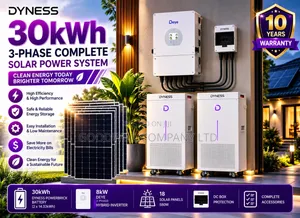 30kwh Sunmega Light Hybrid/Lithium Solar System Full Kit