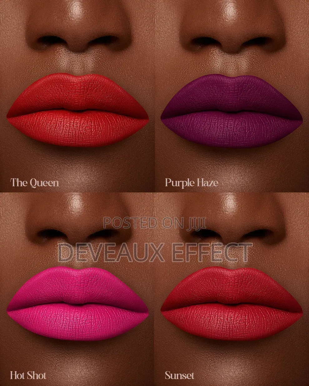 Rich Beauty Liquid Matte Lipstick Shades Vamp Sunset Queen