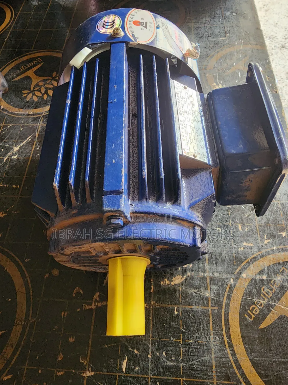 Three Phase 1HP Low Speed Motor