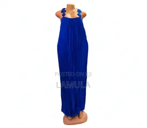 Maxi Dress With Flower Stripes
