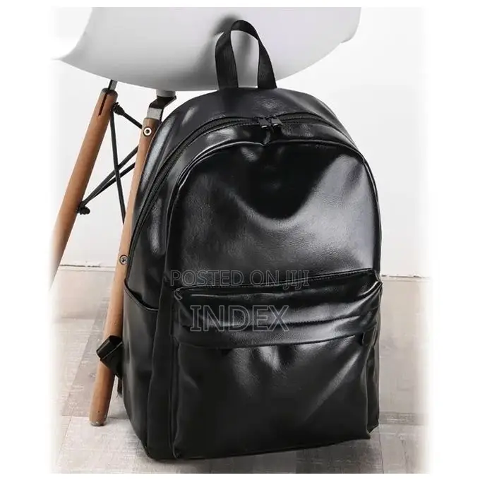 Leather Laptop Backpack