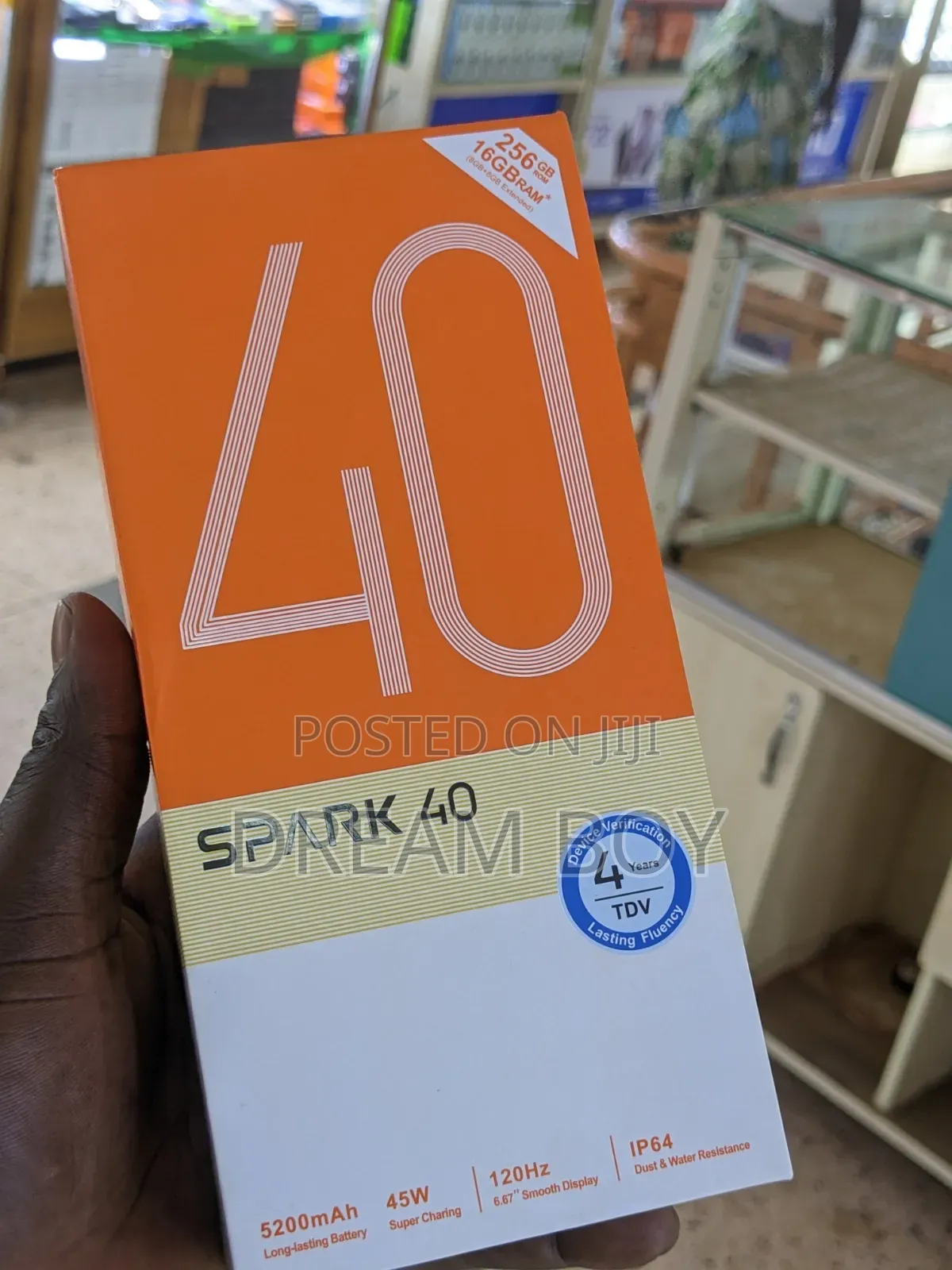 New Tecno Spark 40 256 GB Orange
