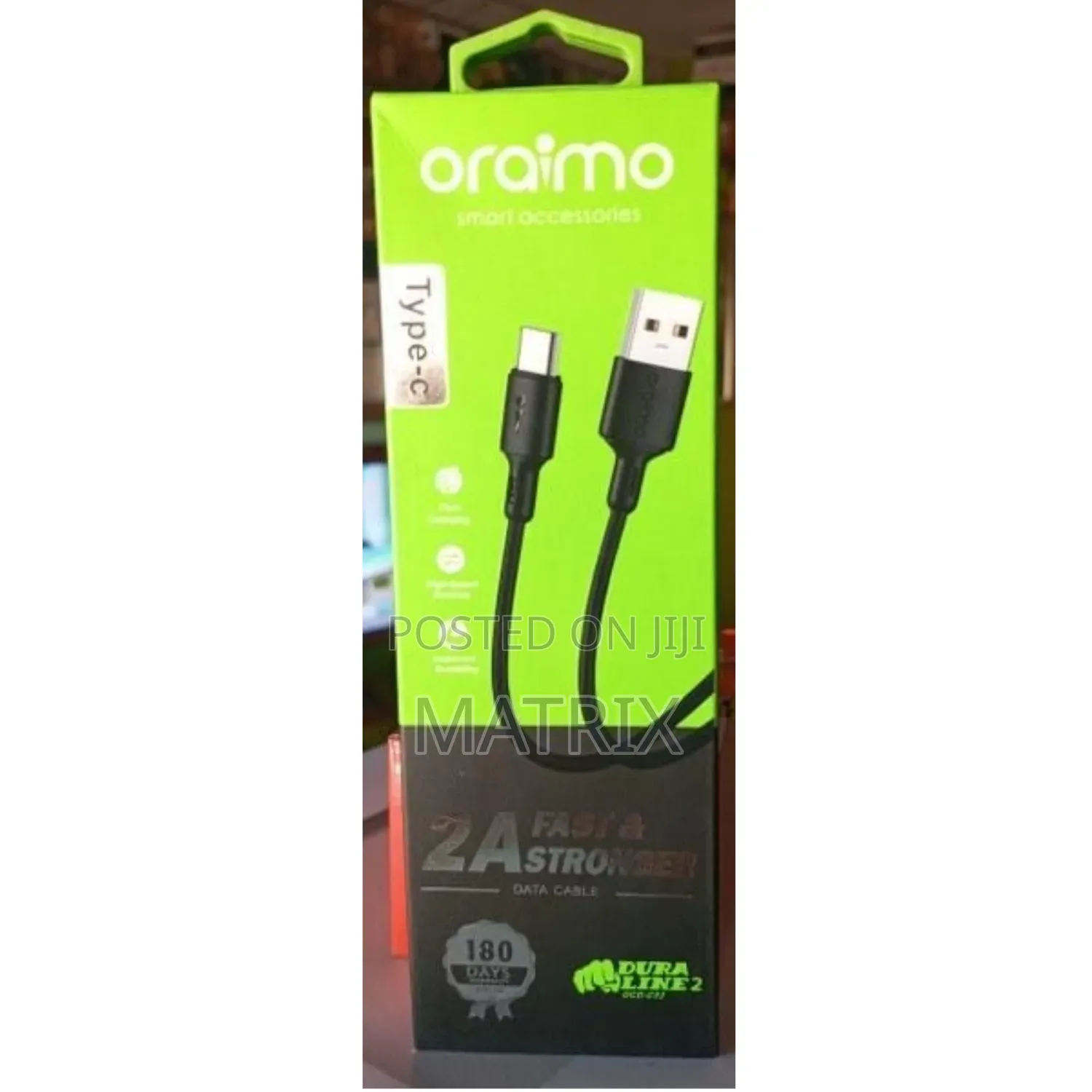 Oraimo Type C Data Transfer and Fast Charge Cable