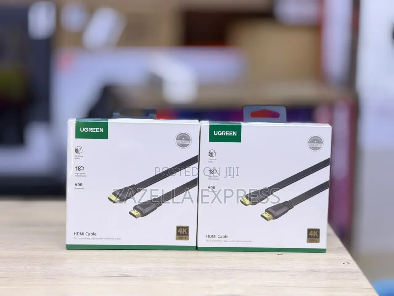 Ugreen HDMI Flat Cable, Up to 4K at 60Hz,Tin-Plated Oxygen Free Cooper