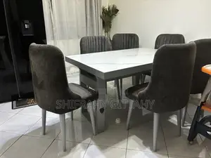 White and Gray 6seater Dinning Set