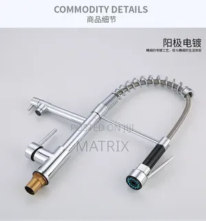 Kitchen Sink Pull Down Faucet With Sprayer Mixer and Tap