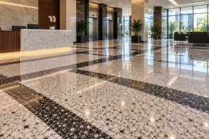 Commercial Terrazzo Flooring Installation