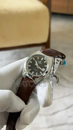 Brown Leather Casio Watch