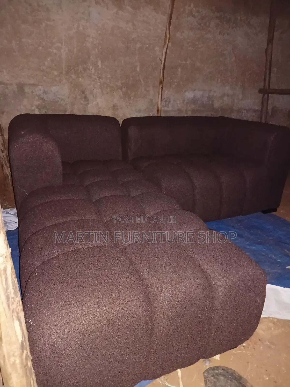 5 Seater Bubble Sofa Set Available for Sale Brown in Color