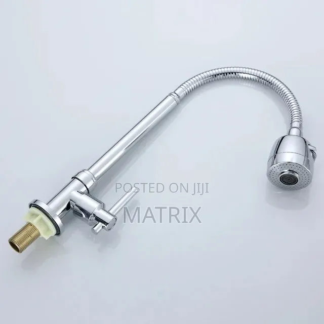 Kitchen Sink Tap Cold Water Faucet Long Flexible