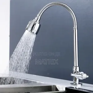 Kitchen Sink Tap Cold Water Faucet Long Flexible