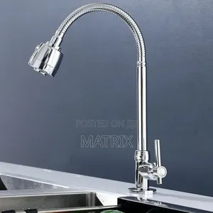 Kitchen Sink Tap Cold Water Faucet Long Flexible