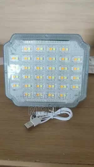 100W Solar LED Floodlight – Rechargeable & 3 Light Modes