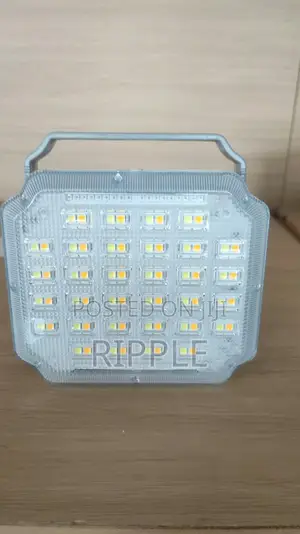 100W Solar LED Floodlight – Rechargeable & 3 Light Modes